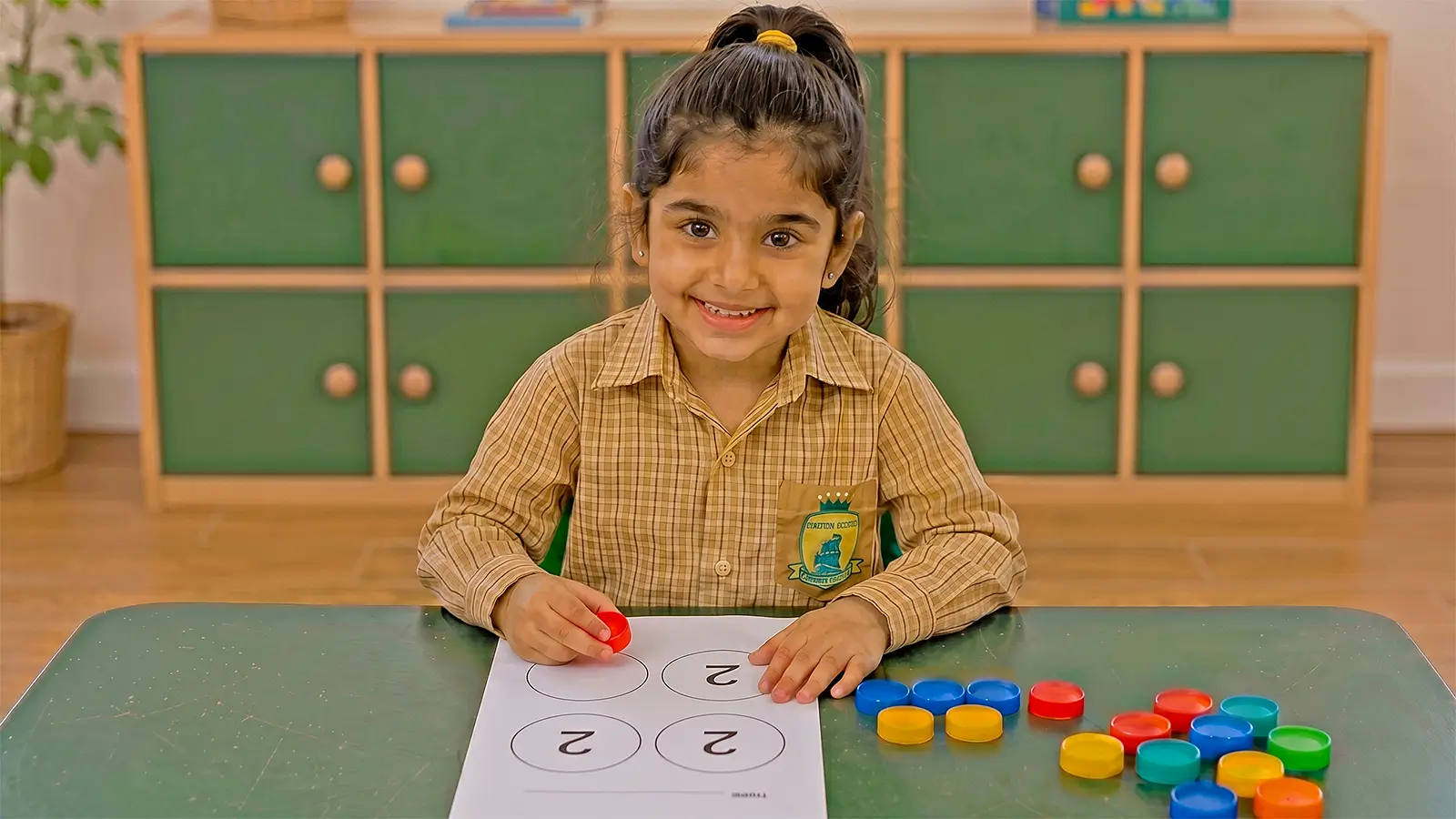 Hampton School pre-primary children learning together in a bright classroom