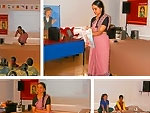 Hampton Primary School Mauritius - Pupils learning about Bharatanatyam dance